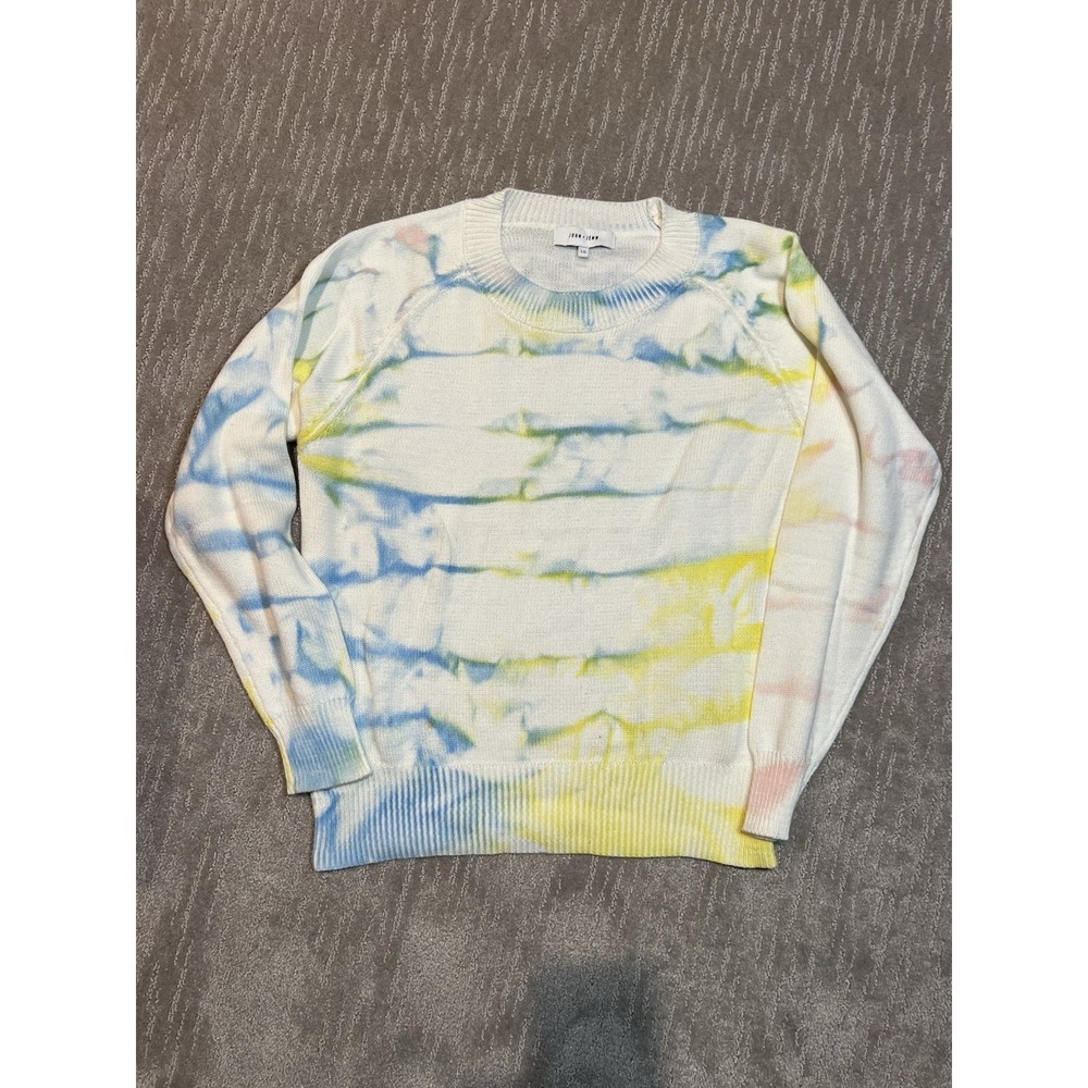 Women's Large John + Jenn Bonita tie-dye pullover long sleeve sweater